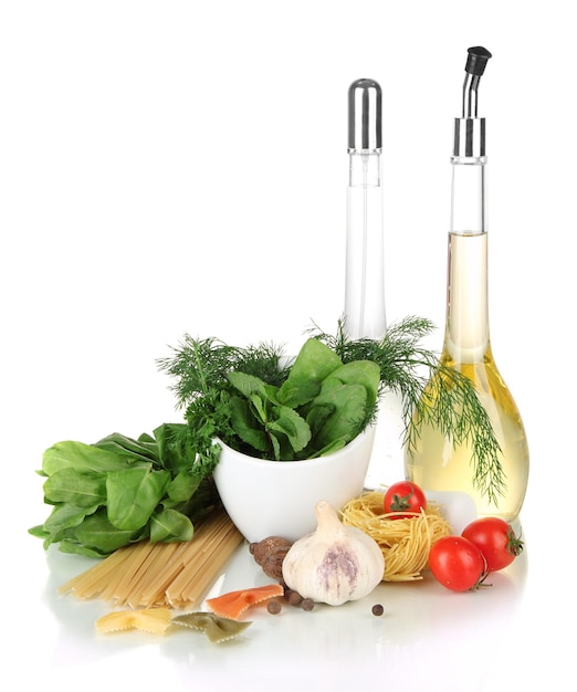 Świeże składniki na stole